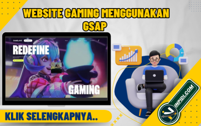 Bikin Website Gaming Level God Tier dengan Animasi GSAP! Download Source Code Gratis di Sini