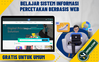 Belajar Sistem Informasi Percetakan Berbasis Web