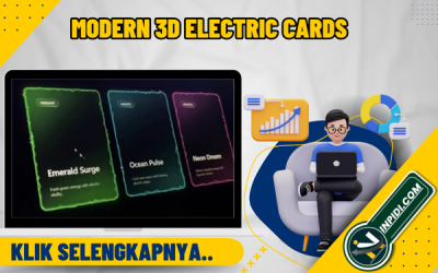 Cara Membuat Animated Glowing Cards dengan CSS Modern
